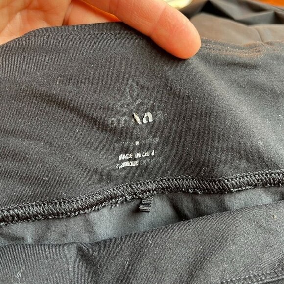 Y2K Prana Nylon Stretch Joggers Womens M Pull On Cinched Hiking Climbing Outdoor - Picture 8 of 14